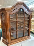Schattig vintage houten vitrinekastje jaren 60, Zo goed als nieuw, Minder dan 100 cm, 25 tot 50 cm, 50 tot 100 cm