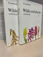 Nr. 1030 J. Landwehr, Wilde Orchideeën van Europa, 2 delen, Boeken, Gelezen, Bloemen, Planten en Bomen, Landwehr, J., Ophalen of Verzenden
