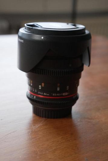 Samyang 24mm T1.5 | EF-mount beschikbaar voor biedingen