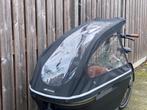 Regenhuif regen kap bakfiets lovens compleet met buizen, Fietsen en Brommers, Fietsen | Bakfietsen, 4 kinderen of meer, Huif, Zo goed als nieuw