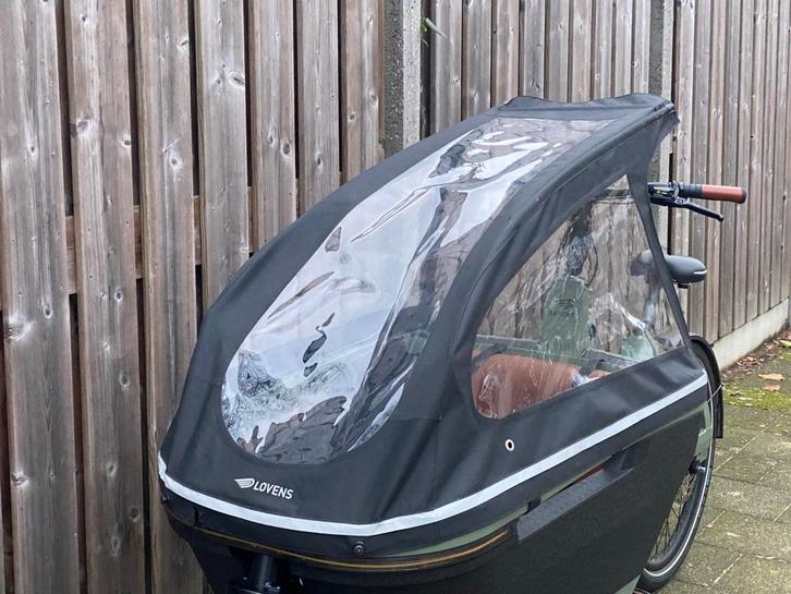 Regenhuif regen kap bakfiets lovens compleet met buizen, Fietsen en Brommers, Fietsen | Bakfietsen, Zo goed als nieuw, Overige merken