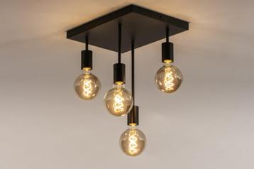 plafondlamp zwart hal hoekbank keuken bed tafel bedrijf lamp beschikbaar voor biedingen