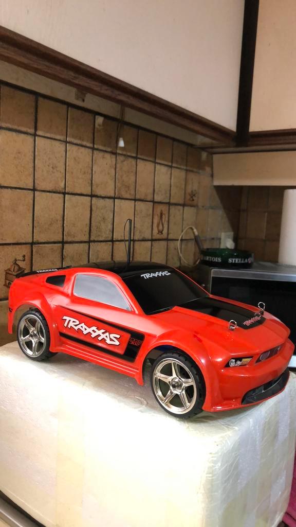RC TRAXXAS FORD MUSTANG BOSS 302, Hobby en Vrije tijd, Modelbouw | Radiografisch | Auto's, Zo goed als nieuw, Auto onroad, Elektro