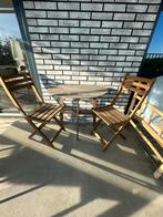Ikea ASKHOLMEN Bistro Set - Prima Staat!, Ophalen, Gebruikt, Hout, Inklapbaar