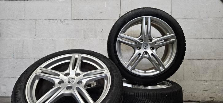 20" Porsche Panamera 971 2G orig velgen winterbanden TPMS, Auto-onderdelen, Banden en Velgen, Banden en Velgen, Winterbanden, 20 inch