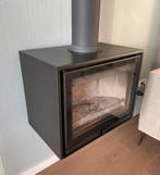 Wanders square 60 black edition hanghaard houtkachel, Huis en Inrichting, Ophalen, Gebruikt, Houtkachel, Hangend