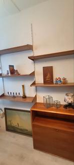 Design Mid Century Modulair Wandmeubel, Ophalen, Gebruikt, 25 tot 50 cm