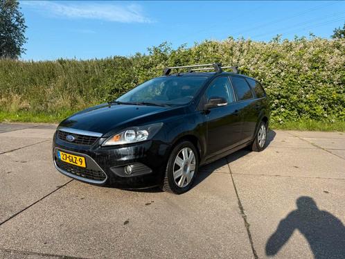 Ford Focus 1.6 Tdci 80KW Wagon 2008 Zwart pano dak, Auto's, Ford, Bedrijf, Focus, Diesel, A, Stationwagon, Handgeschakeld, Origineel Nederlands