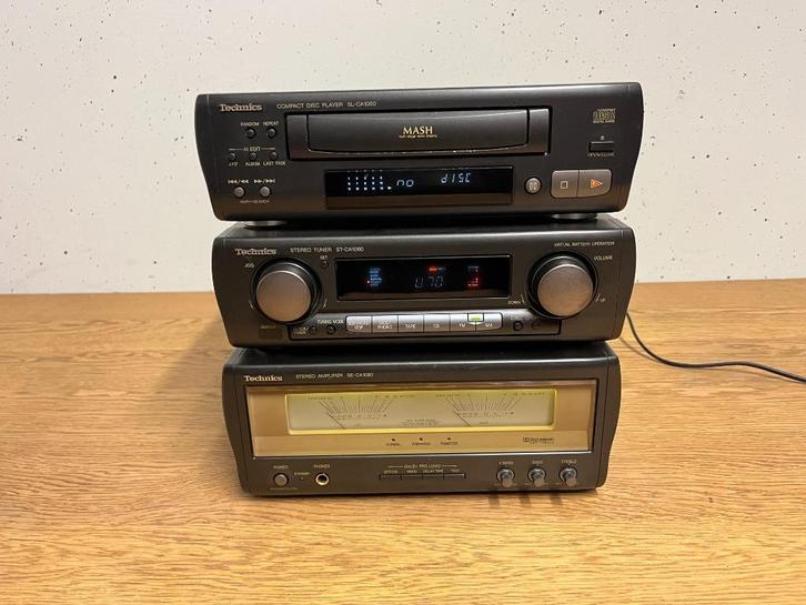 Technics 1080 Mini Setje met SE-CA1080 zonder Boxen, Audio, Tv en Foto, Stereo-sets, Zo goed als nieuw, Cd-speler, Tuner of Radio