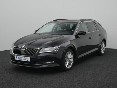 Skoda Superb 1.8 TSI 179PK Combi DSG 2018 Zwart, Auto's, Skoda, Bedrijf, Te koop, Superb, ABS, Achteruitrijcamera, Airbags, Airconditioning
