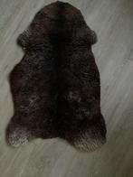 Mooie Gemêleerde Bruine Schapenvacht, Huis en Inrichting, Bruin, Zo goed als nieuw, Overige vormen, 50 tot 100 cm