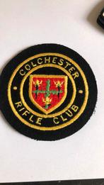 Colchester rifle club patch embleem, Ophalen of Verzenden, Amerika, Embleem of Badge