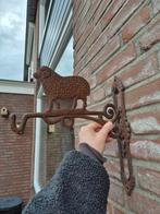 Gietijzeren wanddecoratie tuin met schaap, Tuin en Terras, Ophalen of Verzenden, Gebruikt