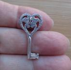 zilveren sleutel hanger Franklin Mint [232], Verzenden, Zo goed als nieuw, Met edelsteen, Zilver