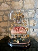 Franse brocante antieke grote bruidsstolp stolp trouwringen, Huis en Inrichting, Woonaccessoires | Stolpen, Ophalen, Gebruikt