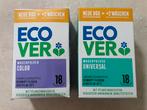 Twee pakken waspoeder Ecover kleur + universeel, Ophalen of Verzenden