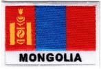 Mongolië stoffen opstrijk patch embleem, Ophalen of Verzenden, Nieuw