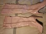 Prachtige nieuwe roze hoge lakleren laarzen mt 42, Ophalen of Verzenden, Nieuw, Roze, Hoge laarzen