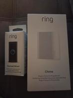 Ring Video Doorbell Bedraad + Chime, Huis en Inrichting, Ophalen, Ingebouwde camera, Nieuw, Bedraad