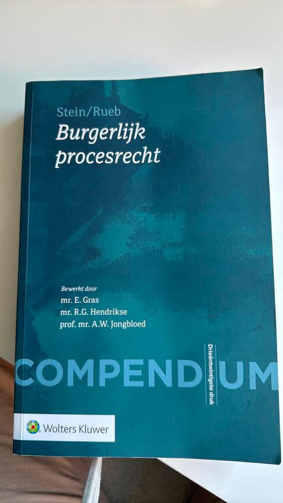 Compendium van het burgerlijk procesrecht, Boeken, Wetenschap, Zo goed als nieuw, Ophalen of Verzenden