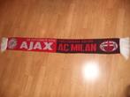 1 ajax ac milaan sjaal, Sport en Fitness, Ophalen of Verzenden, Zo goed als nieuw