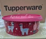 Tupperware XL koektrommel alpaca 2,4L duimdrukdoos bewaarbak, Ophalen of Verzenden, Nieuw, Bus of Trommel