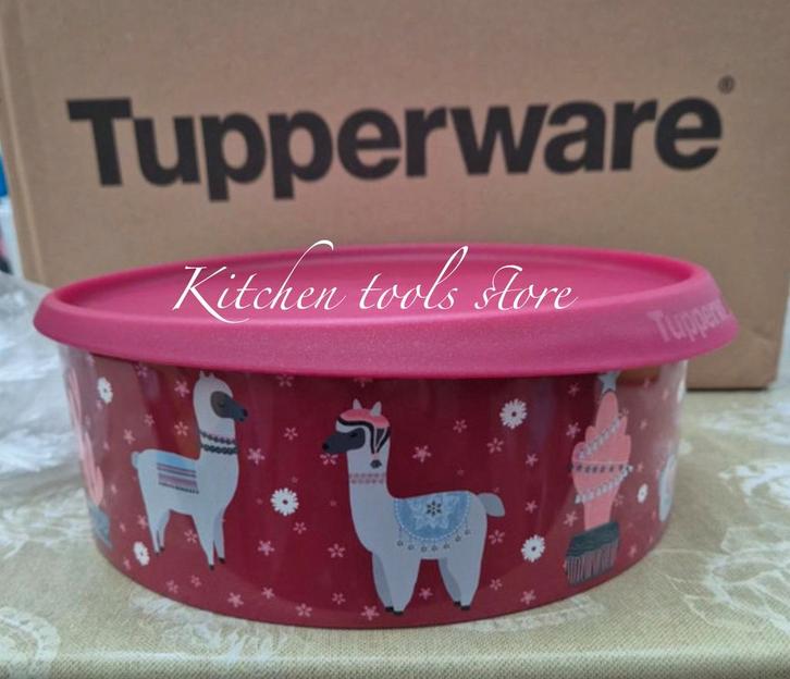 Tupperware XL koektrommel alpaca 2,4L duimdrukdoos bewaarbak, Huis en Inrichting, Keuken | Tupperware, Nieuw, Bus of Trommel, Ophalen of Verzenden