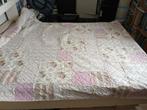 Zeer grote sprei foulard. Clayre Eef  bloemen roos 270-185cm, Tweepersoons, Ophalen of Verzenden, Roze, Deken of Dekbed