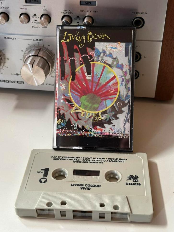 Living Colour - Vivid, Cd's en Dvd's, Cassettebandjes, Zo goed als nieuw, 1 bandje, Verzenden