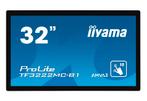 Iiyama ProLite TF3222MC-B1 Zwart 32" touch monitor, Ophalen of Verzenden, Iiyama ProLite, Touchscreen
