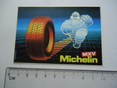 sticker oud Michelin Bibendum MXV retro banden strip art, Verzamelen, Stickers, Zo goed als nieuw, Bedrijf of Vereniging, Ophalen of Verzenden