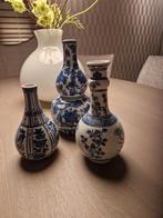&Klevering delfts blauwe vaasjes set van 3, Blauw, Aardewerk of Porselein, Ophalen of Verzenden, Zo goed als nieuw