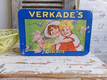 Verkade's Biscuits blik beschikbaar voor biedingen