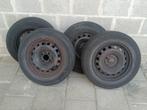 Zomerbanden 14inch op stalen velg Renault Twingo, Auto-onderdelen, Banden en Velgen, Ophalen, 14 inch, Gebruikt, 175 mm