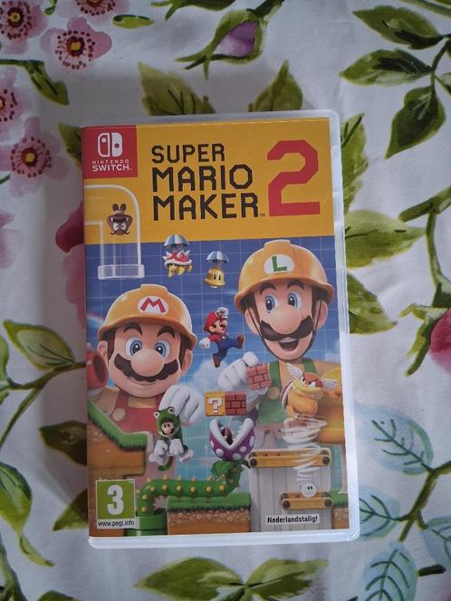 Nintendo Switch spel Super Mario Maker 2 - Nederlandstalig, Spelcomputers en Games, Games | Nintendo Switch, Zo goed als nieuw