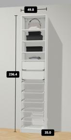 pax kast zonder deur 50x35x236, Huis en Inrichting, Kasten | Kledingkasten, Ophalen, 200 cm of meer, Nieuw, 50 tot 100 cm