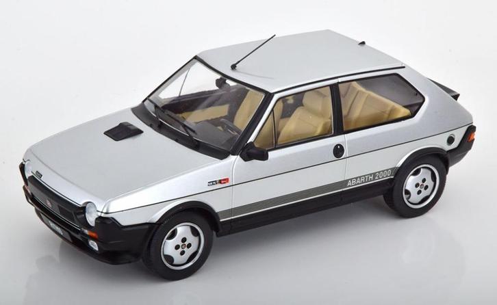Fiat Ritmo TC 125 Abarth 1980, Zilver, 1/18, MCG, Hobby en Vrije tijd, Modelauto's | 1:18, Nieuw, Overige merken, Ophalen of Verzenden