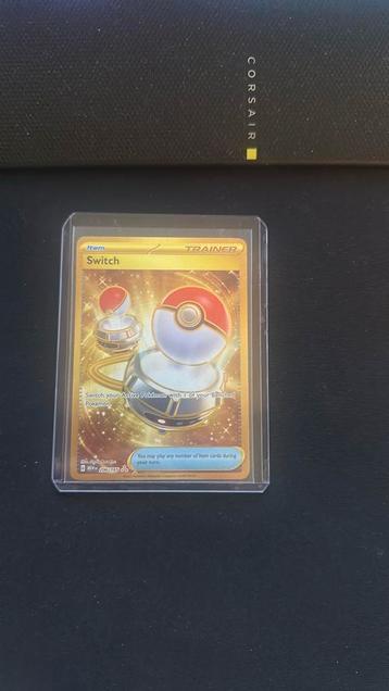 Switch (MEW 206) gold 151 pokemon kaart beschikbaar voor biedingen