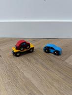 Heel goed vintage Brio 3x car transporter auto set 33559, Kinderen en Baby's, Speelgoed | Houten speelgoed, Ophalen of Verzenden