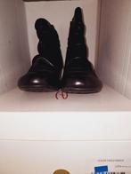 Zwarte enkellaarsjes -Dolcis maat 36. 4cm hoge hak., Zwart, Lage of Enkellaarzen, Ophalen of Verzenden, Onbekend