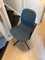IKEA LÅNGFJÄLL bureastoel zonder wielen, Huis en Inrichting, Bureaustoelen, Ophalen, Zo goed als nieuw, Blauw