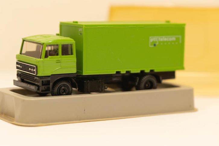 Efsi 4.1 Hobby Vrijetijd Daf Vrachtwagen kort Ptt Telecom, Hobby en Vrije tijd, Modelauto's | 1:87, Nieuw, Overige typen, Efsi