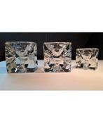 Rudolf jurniki mid century ice cube kandelaars, Ophalen, Overige materialen, Minder dan 25 cm