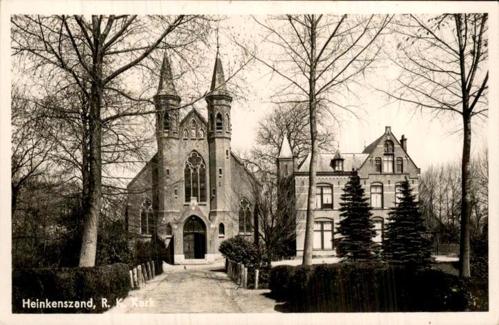 Heinkenszand - R.K. Kerk, Verzamelen, Ansichtkaarten | Nederland, Ongelopen, Zeeland, Voor 1920, Ophalen of Verzenden