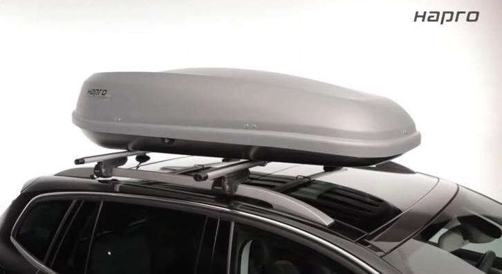 Zeer Ruime dakkoffer Hapro 460 grote bagagebox skibox + lift, Auto diversen, Dakkoffers, Zo goed als nieuw, Ophalen