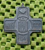 Medaile :Oogje mist , W.I.K= Wil is Kracht - Ede 1941 - lood, Postzegels en Munten, Penningen en Medailles, Nederland, Overige materialen