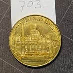 703		Vaticaan Colectors coin afb. St. Pieter Bassillica UNC, Ophalen of Verzenden, Overige materialen, Buitenland