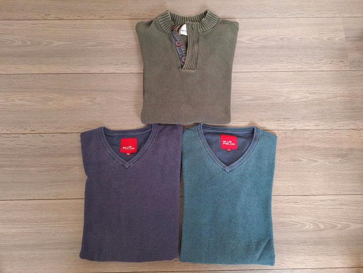 3 heren sweaters - truien maat XL blue fields en no excess, Kleding | Heren, Heren-kledingpakketten, Gedragen, Maat 56/58 (XL)
