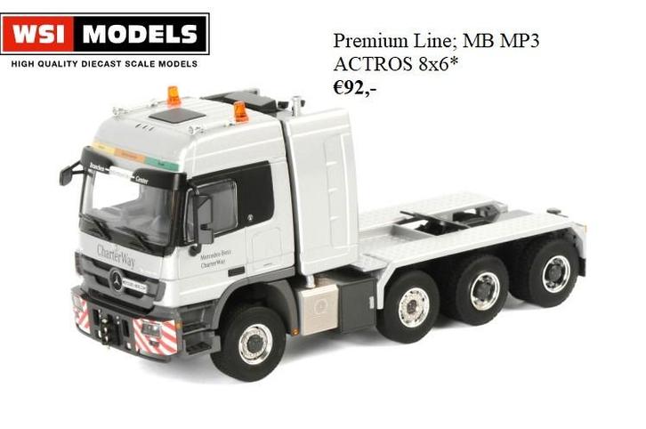 WSI Models mb modellen, Hobby en Vrije tijd, Modelauto's | 1:50, Nieuw, Bus of Vrachtwagen, Wsi, Ophalen of Verzenden