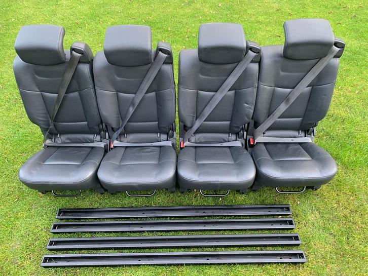 Leren Camperstoelen op losse rails zelfbouw Camper 250€ p.s., Caravans en Kamperen, Camper-accessoires, Zo goed als nieuw, Ophalen of Verzenden